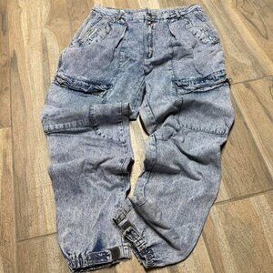vintage denim cotler cargo pants